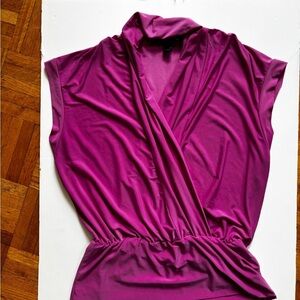 American Vintage Magenta Wrap Top